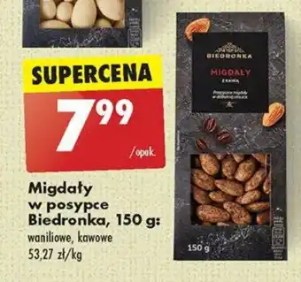 Biedronka Migdały w posypce Biedronka, 150 g oferta