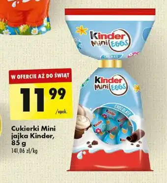 Biedronka Cukierki Mini jajka Kinder 85 g oferta