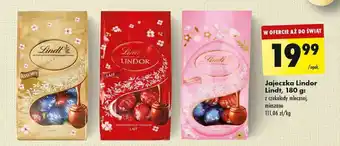 Biedronka Jajeczka Lindor Lindt 180 g oferta