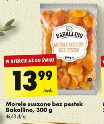 Biedronka Morele suszone bez pestek Bakallino, 300 g oferta