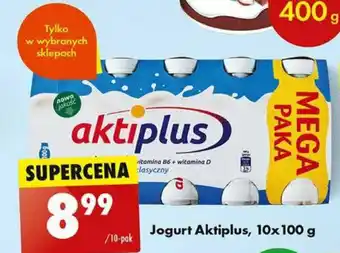 Biedronka Jogurt Aktiplus, 10 x 100 g oferta