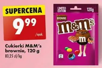 Biedronka Cukierki M&M's brownie, 120 g oferta