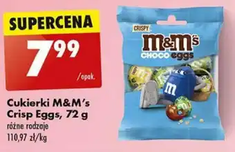 Biedronka Cukierki M&M's Crisp Eggs, 72 g oferta