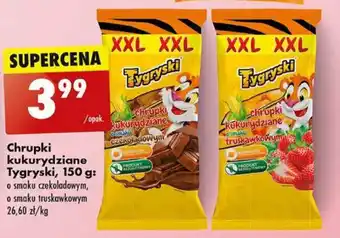 Biedronka Chrupki kukurydziane Tygryski, 150 g oferta