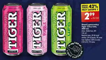 Biedronka Napój gazowany Tiger Juicy Line, 500 ml oferta
