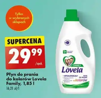 Biedronka Płyn do prania do kolorów Lovela Family, 1,85 l oferta