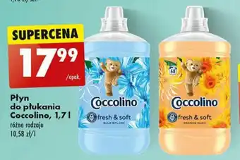 Biedronka Płyn do płukania Coccolino, 1,7 l oferta