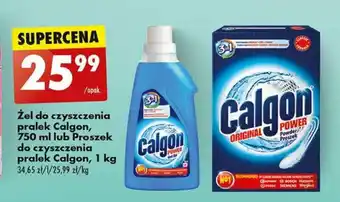 Biedronka Żel do czyszczenia pralek Calgon, 750 ml lub Proszek do czyszczenia pralek Calgon, 1 kg oferta