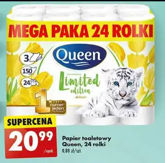 Biedronka Papier toaletowy Queen, 24 rolki oferta