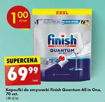 Biedronka Kapsułki do zmywarki Finish Quantum All in One, 70 szt. oferta