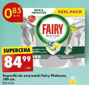 Biedronka Kapsułki do zmywarki Fairy Platinum, 100 szt. oferta