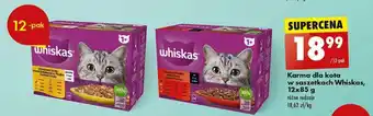Biedronka Karma dla kota w saszetkach Whiskas, 12 x 85 g oferta