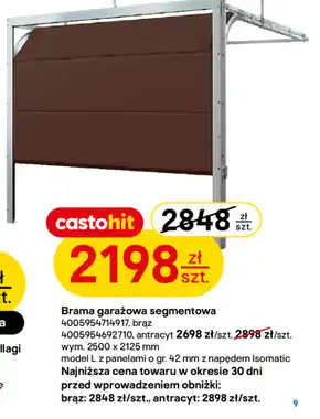 Castorama Brama garażowa oferta