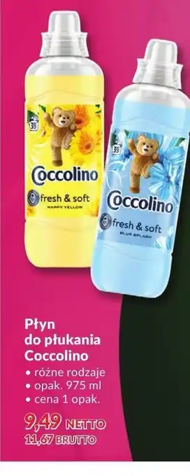 Makro Coccolino Happy Yellow Płyn do płukania tkanin koncentrat 975 ml (39 prań) oferta