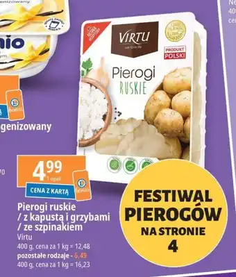 E.Leclerc Virtu Pierogi Ruskie 400g oferta