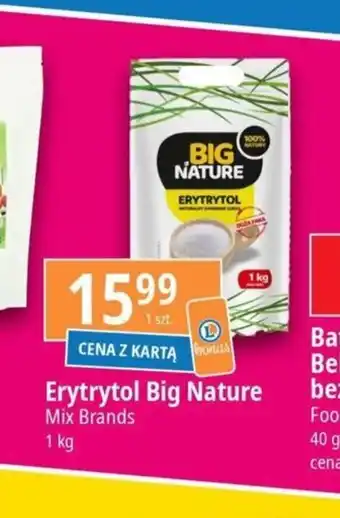 E.Leclerc Mix Brands Erytrytol Big Nature 1kg oferta