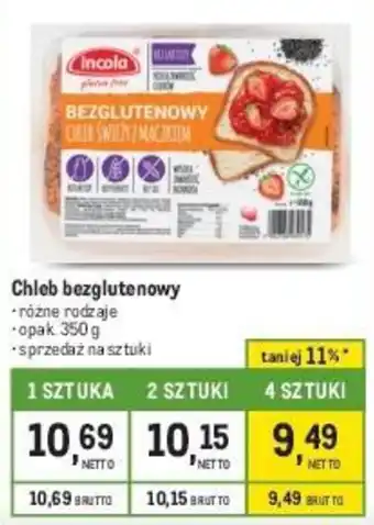 Chleb bezglutenowy 350g