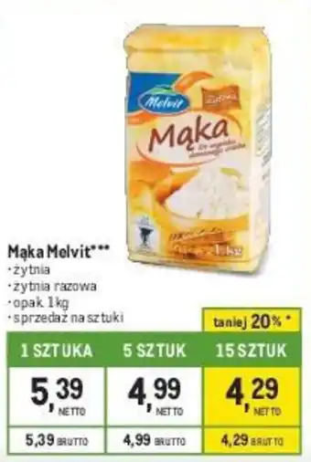 Makro Mąka Melvit 1kg oferta