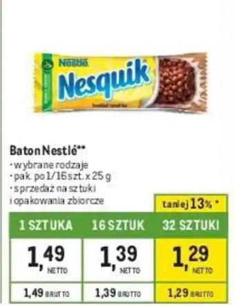 Makro Baton Nestlé 25g oferta