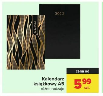 Carrefour Kalendarz książkowy A5 oferta