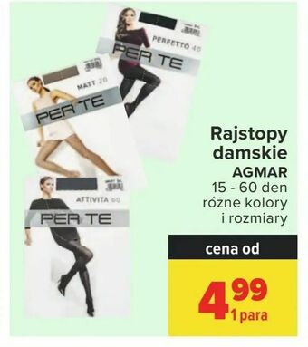Carrefour Rajstopy damskie oferta