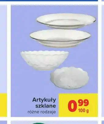 Carrefour Artykuły szklane oferta