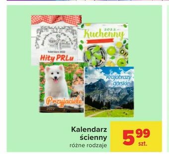 Carrefour Kalendarz ścienny oferta