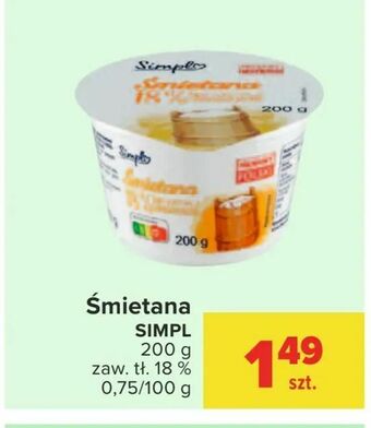Carrefour Śmietana oferta