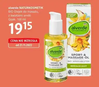 dm drogerie markt alverde NATURKOSMETIK BIO Olejek do masażu, z kwiatami arniki, 100 ml oferta