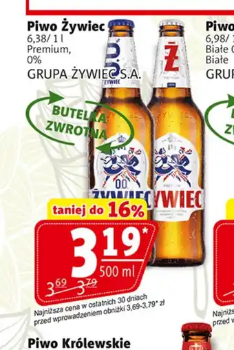 Prim Market GRUPA ŻYWIEC Piwo Żywiec 500ml oferta