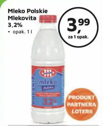 Odido Mlekovita Mleko Polskie 3,2% 1l oferta