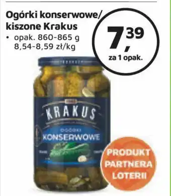 Odido Krakus Ogórki konserwowe/ kiszone 860-865g oferta