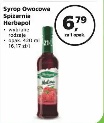 Odido Herbapol Syrop Owocowa Spiżarnia 420ml oferta