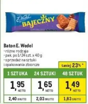 Makro Baton E. Wedel 40g oferta