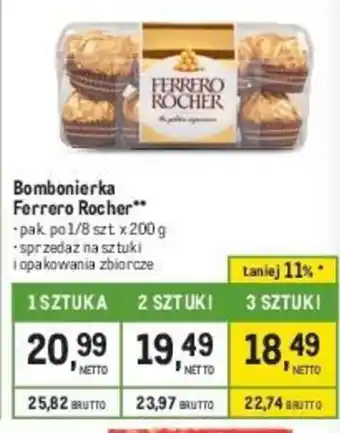 Bombonierka Ferrero Rocher 200 g