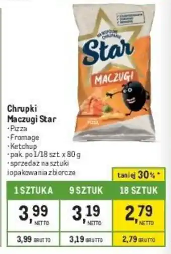 Chrupki Maczugi Star 80g