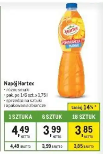 Makro Napój Hortex 1,75l oferta