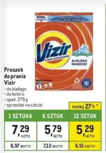 Makro Proszek do prania Vizir 275g oferta