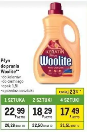 Makro Płyn do prania Woolite 1,8l oferta