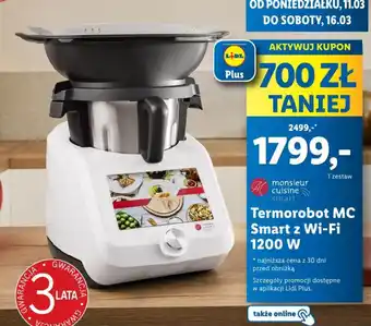 Lidl Termorobot MC Smart z Wi-Fi 1200 W oferta
