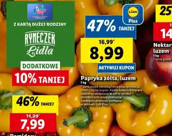Lidl Papryka żółta 1kg oferta