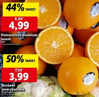 Lidl Pomarańcze premium 1kg oferta
