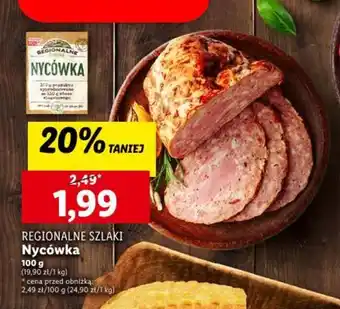 Lidl REGIONALNE SZLAKI Nycówka 100g oferta