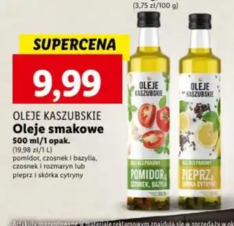 Lidl OLEJE KASZUBSKIE Oleje smakowe 500 ml oferta
