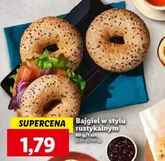 Lidl Bajgiel w stylu rustykalnym 80 g oferta
