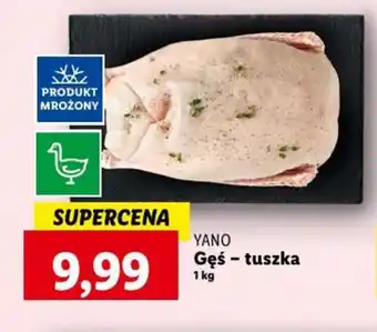Lidl YANO Gęś tuszka 1kg oferta