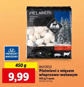 Lidl MOOROZ Pielmieni z mięsem wieprzowo wołowym 450 g oferta