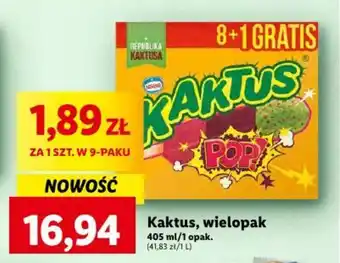 Lidl Kaktus wielopak 405ml oferta