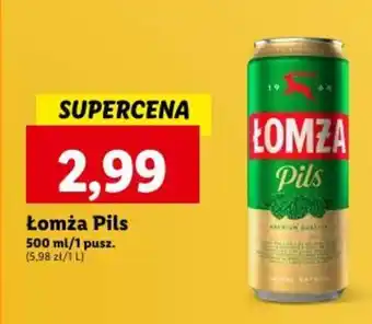 Lidl Łomża Pils 500 ml oferta