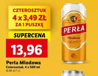 Lidl Perła Miodowa 4 x 500 ml oferta
